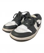 NIKEナイキ）の古着「AIR JORDAN 1 LOW」｜ホワイト×グレー