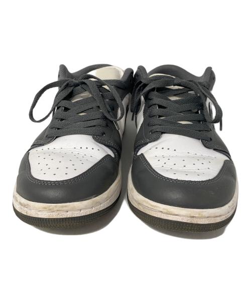 NIKE（ナイキ）NIKE (ナイキ) AIR JORDAN 1 LOW ホワイト×グレー サイズ:26.5cmの古着・服飾アイテム