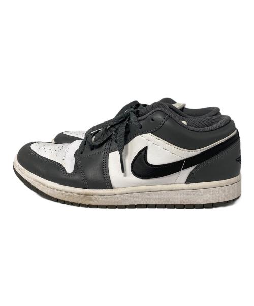 NIKE（ナイキ）NIKE (ナイキ) AIR JORDAN 1 LOW ホワイト×グレー サイズ:26.5cmの古着・服飾アイテム