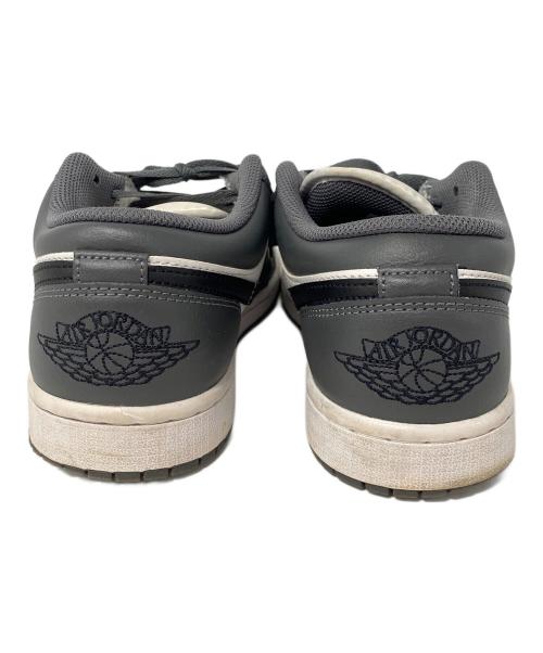 NIKE（ナイキ）NIKE (ナイキ) AIR JORDAN 1 LOW ホワイト×グレー サイズ:26.5cmの古着・服飾アイテム
