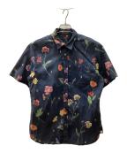 PAUL SMITHポールスミス）の古着「半袖シャツ」｜ネイビー