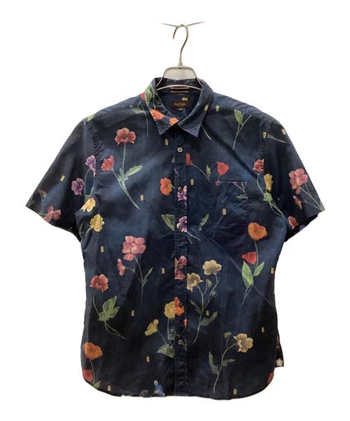 PAUL SMITH（ポールスミス）Paul Smith (ポールスミス) 半袖シャツ ネイビー サイズ:Lの古着・服飾アイテム