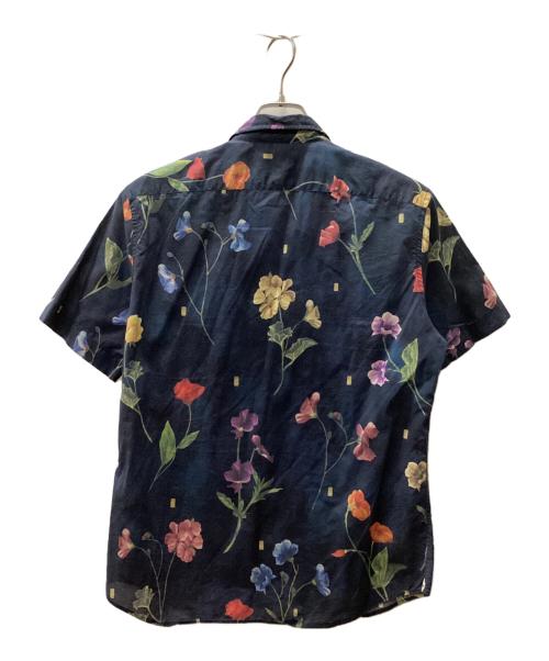 PAUL SMITH（ポールスミス）Paul Smith (ポールスミス) 半袖シャツ ネイビー サイズ:Lの古着・服飾アイテム