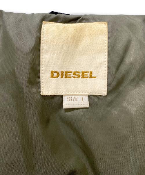 DIESEL（ディーゼル）DIESEL (ディーゼル) ダウンジャケット ネイビー サイズ:Lの古着・服飾アイテム