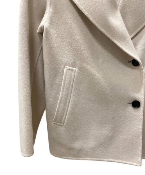 icB（アイシービー）icB (アイシービー) WoolRever ショートコート アイボリー サイズ:2の古着・服飾アイテム