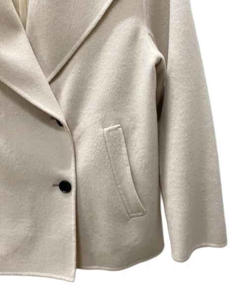 icB（アイシービー）icB (アイシービー) WoolRever ショートコート アイボリー サイズ:2の古着・服飾アイテム