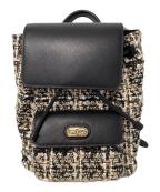 FURLAフルラ）の古着「ミニリュック」｜ブラック×ベージュ