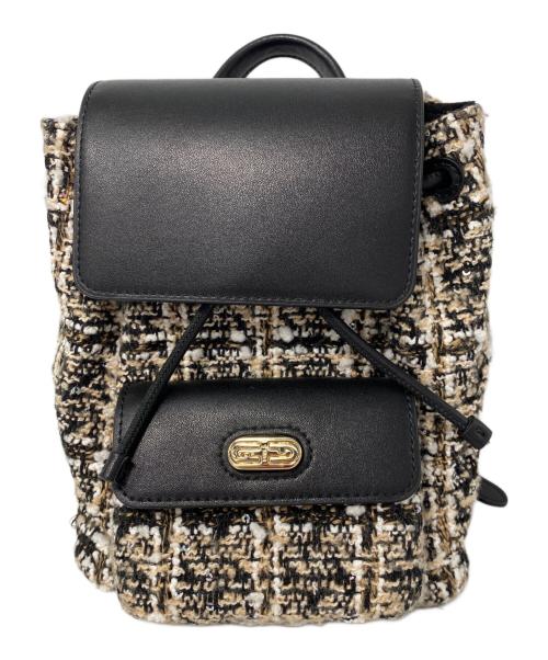 FURLA（フルラ）FURLA (フルラ) ミニリュック ブラック×ベージュの古着・服飾アイテム