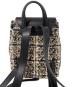 FURLA (フルラ) ミニリュック ブラック×ベージュ：10000円