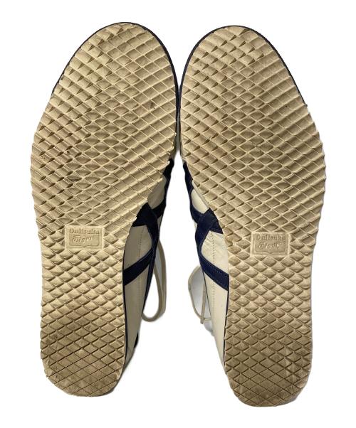 Onitsuka Tiger（オニツカタイガー）Onitsuka Tiger (オニツカタイガー) MEXICO'66 グレー×ブルー サイズ:27cmの古着・服飾アイテム