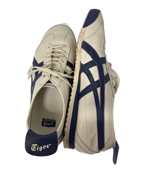 Onitsuka Tiger（オニツカタイガー）Onitsuka Tiger (オニツカタイガー) MEXICO'66 グレー×ブルー サイズ:27cmの古着・服飾アイテム