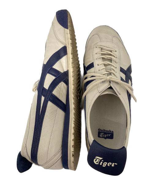 Onitsuka Tiger（オニツカタイガー）Onitsuka Tiger (オニツカタイガー) MEXICO'66 グレー×ブルー サイズ:27cmの古着・服飾アイテム