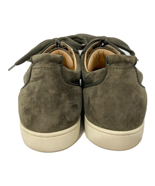 Christian Louboutin（クリスチャン・ルブタン）Christian Louboutin (クリスチャン・ルブタン) スエードローカットスニーカー オリーブ サイズ:40 1/2の古着・服飾アイテム