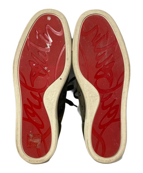 Christian Louboutin（クリスチャン・ルブタン）Christian Louboutin (クリスチャン・ルブタン) スエードローカットスニーカー オリーブ サイズ:40 1/2の古着・服飾アイテム