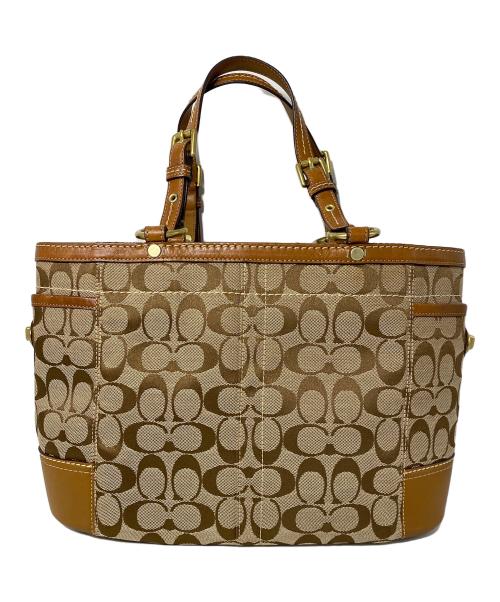 COACH（コーチ）COACH (コーチ) トートバッグ ベージュの古着・服飾アイテム