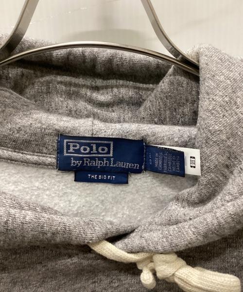 POLO RALPH LAUREN（ポロ・ラルフローレン）POLO RALPH LAUREN (ポロ・ラルフローレン) プルオーバーパーカー グレー サイズ:Lの古着・服飾アイテム