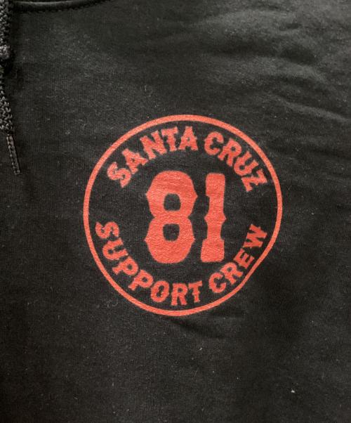 SANTA CRUZ（サンタクルーズ）SANTA CRUZ (サンタクルーズ) プルオーバーパーカー ブラック サイズ:XLの古着・服飾アイテム