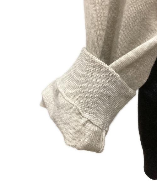 RYETENDER（ライテンダー）RYETENDER (ライテンダー) 薄手ニット ホワイト×ブラック サイズ:2の古着・服飾アイテム