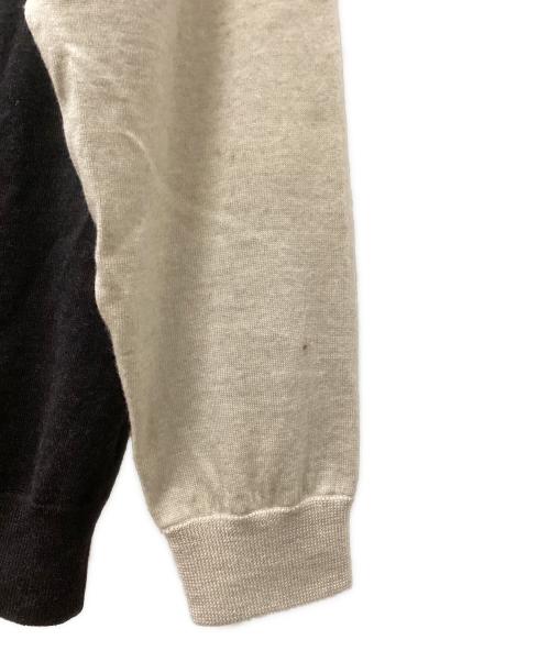 RYETENDER（ライテンダー）RYETENDER (ライテンダー) 薄手ニット ホワイト×ブラック サイズ:2の古着・服飾アイテム