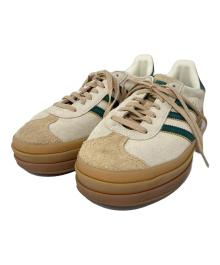 adidas（アディダス）の古着「Gazelle Bold」｜ホワイト×グリーン