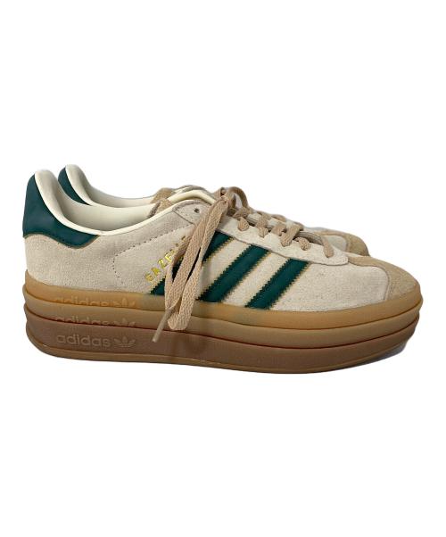 adidas（アディダス）adidas (アディダス) Gazelle Bold ホワイト×グリーン サイズ:24cmの古着・服飾アイテム