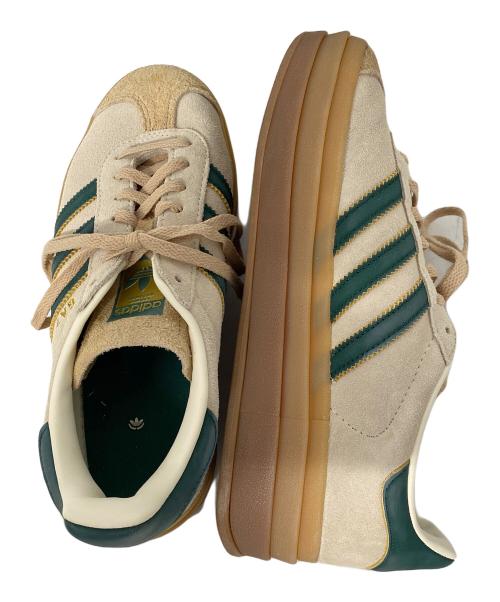 adidas（アディダス）adidas (アディダス) Gazelle Bold ホワイト×グリーン サイズ:24cmの古着・服飾アイテム