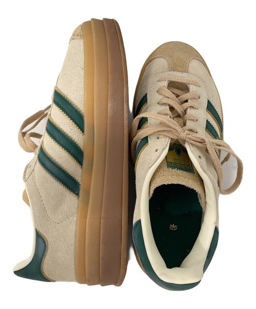 adidas（アディダス）adidas (アディダス) Gazelle Bold ホワイト×グリーン サイズ:24cmの古着・服飾アイテム