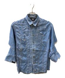DIESEL（ディーゼル）の古着「半袖シャツ」｜インディゴ