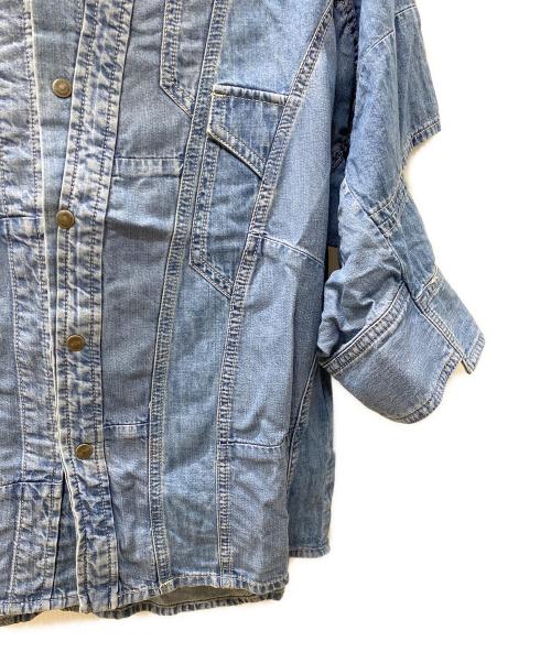 DIESEL（ディーゼル）DIESEL (ディーゼル) 半袖シャツ インディゴ サイズ:XXSの古着・服飾アイテム