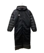 adidasアディダス）の古着「ダウンコート」｜ブラック