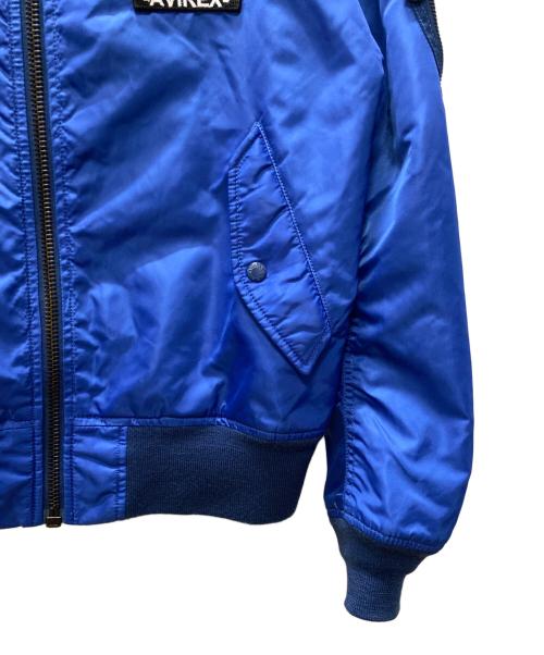AVIREX（アヴィレックス）AVIREX (アヴィレックス) MA-1ジャケット ブルー サイズ:XLの古着・服飾アイテム