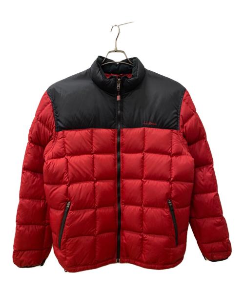 L.L.Bean（エルエルビーン）L.L.Bean (エルエルビーン) ダウンジャケット ブラック×レッド サイズ:Lの古着・服飾アイテム