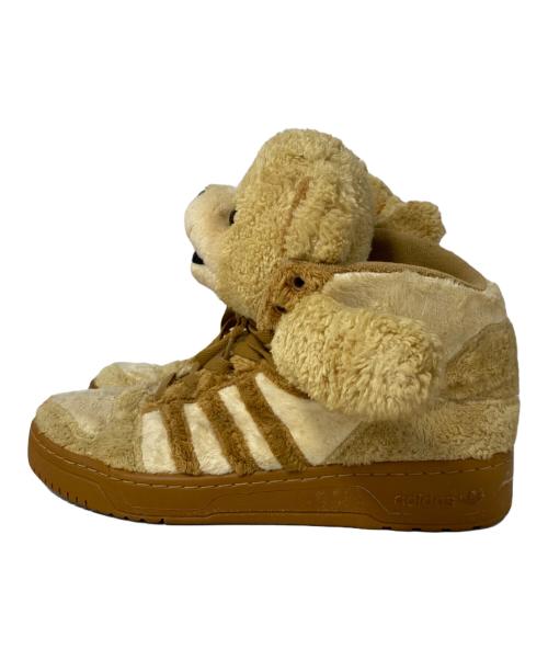 adidas（アディダス）adidas (アディダス) JEREMY SCOTT (ジェレミー スコット) Jeremy Scott Teddy Bear (Brown) ベージュ サイズ:28.5cmの古着・服飾アイテム