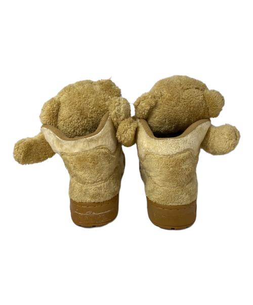 adidas（アディダス）adidas (アディダス) JEREMY SCOTT (ジェレミー スコット) Jeremy Scott Teddy Bear (Brown) ベージュ サイズ:28.5cmの古着・服飾アイテム