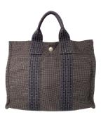 HERMESエルメス）の古着「エールラインPMトートバッグ」｜ブラック