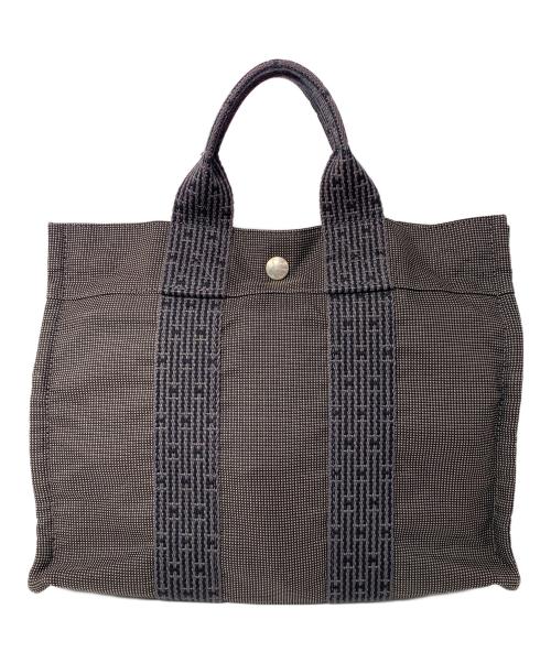 HERMES（エルメス）HERMES (エルメス) エールラインPMトートバッグ ブラックの古着・服飾アイテム