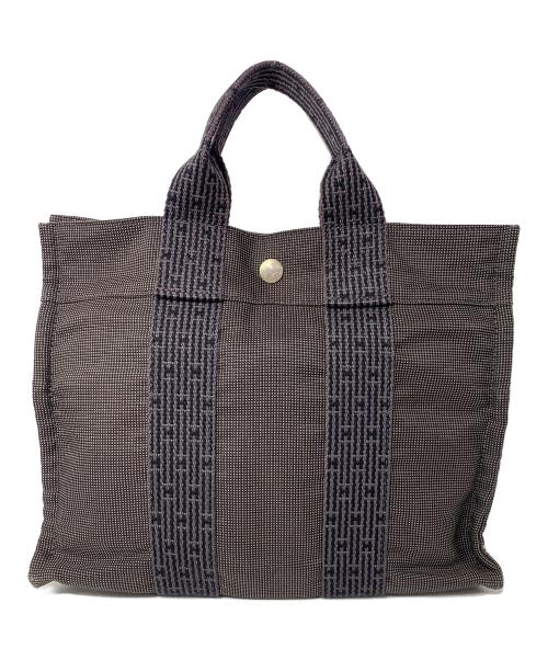 HERMES（エルメス）HERMES (エルメス) エールラインPMトートバッグ ブラックの古着・服飾アイテム