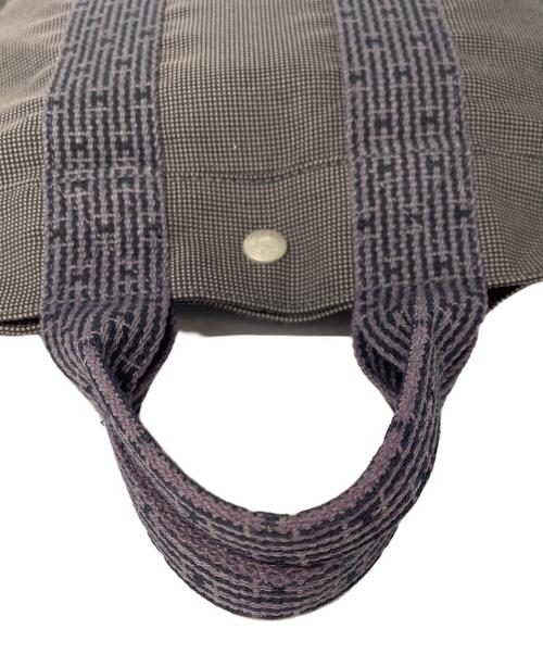 HERMES（エルメス）HERMES (エルメス) エールラインPMトートバッグ ブラックの古着・服飾アイテム