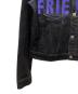 VLONE (ヴィーロン) デニムジャケット ブラック×ブルー サイズ:M：20000円