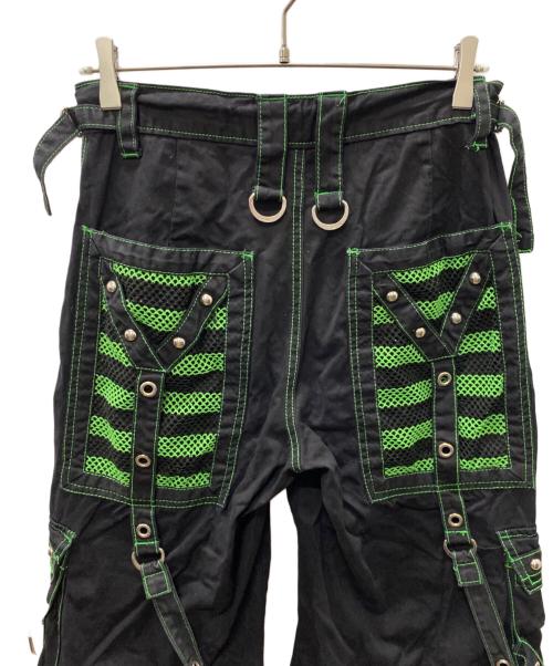TRIPP NYC（トリップニューヨークシティー）TRIPP NYC (トリップニューヨークシティー) エレクトロパンツ ブラック×グリーン サイズ:XSの古着・服飾アイテム