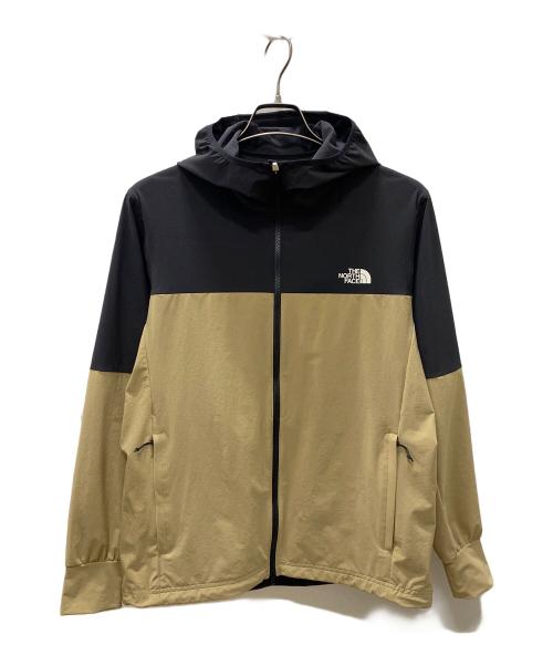 THE NORTH FACE（ザ ノース フェイス）THE NORTH FACE (ザ ノース フェイス) エイペックスフレックスフーディ ベージュ×ブラック サイズ:Mの古着・服飾アイテム