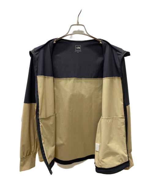 THE NORTH FACE（ザ ノース フェイス）THE NORTH FACE (ザ ノース フェイス) エイペックスフレックスフーディ ベージュ×ブラック サイズ:Mの古着・服飾アイテム
