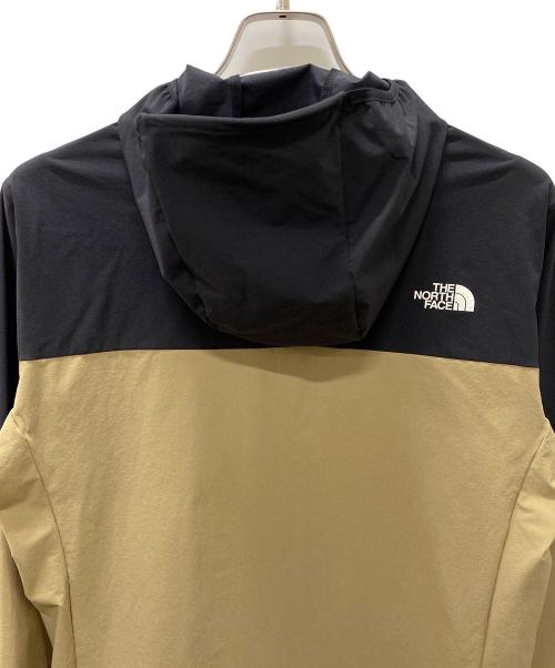 THE NORTH FACE（ザ ノース フェイス）THE NORTH FACE (ザ ノース フェイス) エイペックスフレックスフーディ ベージュ×ブラック サイズ:Mの古着・服飾アイテム
