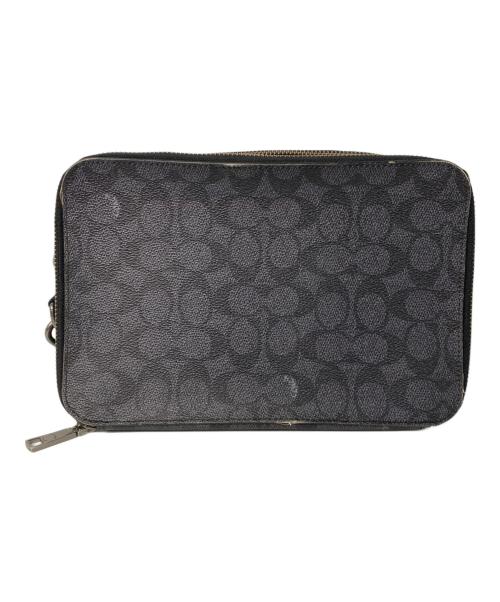 COACH（コーチ）COACH (コーチ) クラッチバッグ ブラックの古着・服飾アイテム