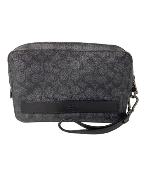 COACH（コーチ）COACH (コーチ) クラッチバッグ ブラックの古着・服飾アイテム