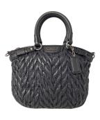 COACHコーチ）の古着「ショルダーバッグ」｜ブラック