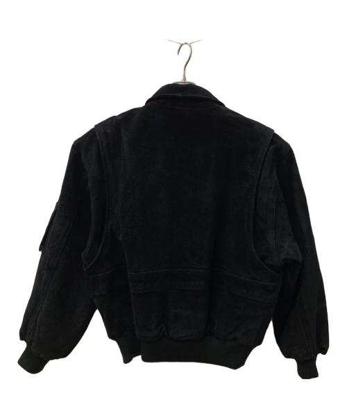 MARUO（マルオ）MARUO (マルオ) スウェ-ドレザージャケット ブラック サイズ:Fの古着・服飾アイテム