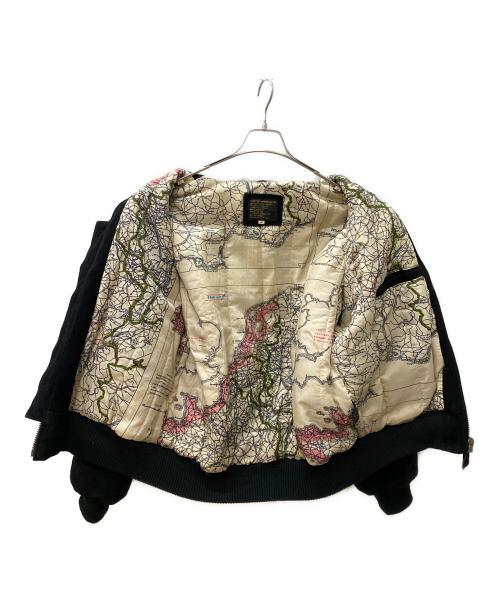 MARUO（マルオ）MARUO (マルオ) スウェ-ドレザージャケット ブラック サイズ:Fの古着・服飾アイテム