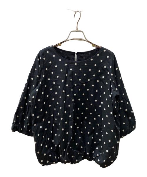 BEARDSLEY（ビアズリー）BEARDSLEY (ビアズリー) 長袖ブラウス ブラック サイズ:Fの古着・服飾アイテム