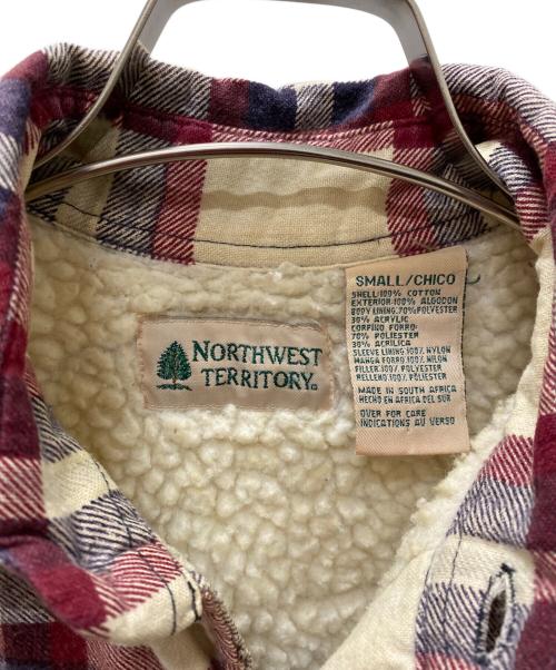 NORTHWEST TERRITORY（ノースウェストテリトリー）NORTHWEST TERRITORY (ノースウェストテリトリー) 裏ボアシャツ アイボリー サイズ:SMALLの古着・服飾アイテム